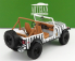 Greenlight Jeep Cj-7 Open 1976 - When Nature Calls - Ace Ventura - Movie 1995 1:18 Černá Bílá