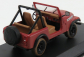 Greenlight Jeep Cj-7 Open Animal Preserve 1995 The A-team 1:43 Red