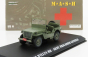 Greenlight Jeep Willys Mb Open 1942 - M-a-s-h 1:43 Vojenská Zelená