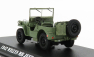 Greenlight Jeep Willys Mb Open 1942 - M-a-s-h 1:43 Vojenská Zelená