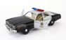 Greenlight Plymouth Fury Metropolitan Police 1977 - The Terminator 1:24 Černá Bílá