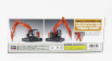 Hasegawa Hitachi fiat Zaxis I35us Escavatore Cingolato - Excavator Hydraulic Breaker 2015 1:35 /