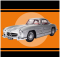 Ixo-models Mercedes benz Sl-class 300sl Coupe (w198) 1954 1:8 Silver