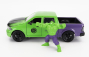 Jada Dodge Ram 1500 Pick-up With Hulk Figure Marvel Avengers 2014 1:24 Zelená Fialová