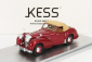 Kess-model Triumph Roadster Closed 1949 1:43 Red Met Beige