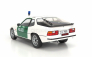 Kk-scale Porsche 924 Autobahn Polizei Dusseldorf Police Coupe 1985 1:18 Zelená Bílá