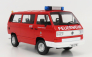 Kk-scale Volkswagen T3 Minibus Syncro Feuerwehr 1987 1:18 Red