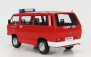 Kk-scale Volkswagen T3 Minibus Syncro Feuerwehr 1987 1:18 Red