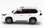 Lcd-model Lexus Lx570 2022 1:18 Bílá