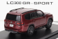 Lcd-model Toyota Land Cruiser Lc300-gr Sport 2022 1:64 Red