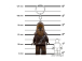 LEGO svítící klíčenka - Star Wars Chewbacca