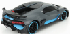 Maisto Bugatti Divo 2018 1:24 Matná Šedá Světle Modrá