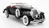 Matrix scale models Duesenberg Sj 2608 Torpedo Pheaton Walker Cabriolet Open 1930 1:18 Black