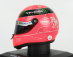 Mini helmet Schuberth helmet F1  Casco Helmet Mgpw03 Team Petronas Mercedes Amg N 7 25 November Gp Brazil 2012 Last Race Michael Schumacher 1:4 Red Fluo Black