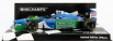 Minichamps Benetton F1  B194 N 6 3rd Belgian Gp 1994 Jos Verstappen 1:43 Zelená Modrá