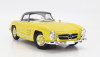 Minichamps Mercedes benz 300sl Roadster (w198) Cabriolet Hard-top 1958 1:18 Žlutá