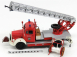 Minichamps Mercedes benz L3500 Dl17 Truck Scala Feuerwehr Bensheim 1950 1:43 Červená Stříbrná