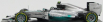 Minichamps Mercedes gp F1  W05 Amg Petronas N 6 Season 2014 Nico Rosberg 1:43 Stříbrná Zelená