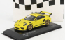 Minichamps Porsche 911 991-2 Gt3 Rs Coupe 2018 - Golden Rims 1:43 Závodní Žlutá