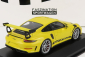 Minichamps Porsche 911 991-2 Gt3 Rs Coupe 2018 - Silver Rims 1:43 Závodní Žlutá