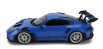 Minichamps Porsche 911 992 Gt3 Rs Coupe 2023 - Silver Rims 1:18 Blue