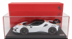 Mr-models Ferrari Sf90 Xx Stradale 2024 - Con Vetrina - With Showcase 1:18 Bianco Artico - Bílá Met Oranžová Černá