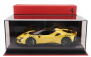 Mr-models Ferrari Sf90 Xx Stradale Spider 2024 - Con Vetrina - With Showcase 1:18 Giallo Tristrato - Žlutá S Černou