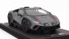 Mr-models Lamborghini Huracan N 63 Sterrato 2022 - Con Vetrina - With Showcase 1:18 Grigio Vulcano - Matná Šedá