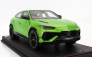 Mr-models Lamborghini Urus S 2022 - Con Vetrina - With Showcase 1:18 Verde Mantis - Zelená Met