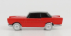 Officina-942 Fiat 1200 Coupe Carrozzeria Scionieri 1958 1:76 Červená Černá