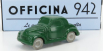 Officina-942 Fiat 500c Topolino 1949 1:76 Zelená