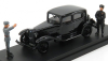 Rio-models Alfa romeo 6c 1750 - Mussolini Personal Car - Visita A Predappio Casa Natale - 1930 - With Figures - Exclusive Carmodel 1:43 Black