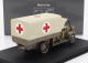 Rio-models Fiat 18bl Truck Telonato Ambulanza C.r.i. 1915 - 160th Anniversario Croce Rossa Italiana 1:43 Vojenská Zelená