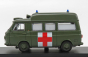 Rio-models Fiat 238 Van Tetto Alto Ambulanza Esercito Italiano 1970 1:43 Vojenská Zelená