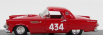 Rio-models Ford usa Thunderbird Coupe N 434 Mille Miglia 1957 Smadsa - Raselli 1:43 Red