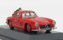 Schuco Mercedes benz 300sl Coupe Gullwing (w198) 1954 - Con Sci - With Figure And Ski 1:43 Red