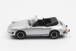 Schuco Porsche 911 3.2 Carrera Cabriolet 1989 1:87 Silver