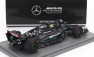 Spark-model Mercedes gp F1 W14 Team Mercedes-amg Petronas Formula One N 47 Tires Test Spain Gp 2023 Mick Schumacher 1:43 Matt Black