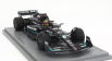 Spark-model Mercedes gp F1 W14 Team Mercedes-amg Petronas Formula One N 47 Tires Test Spain Gp 2023 Mick Schumacher 1:43 Matt Black