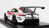 Spark-model Porsche 911 991-2 Rsr Porsche Gt Team N 912 2nd Gtlm Class 12h Sebring Imsa 2020 E.bamber - L.vanthoor - N.jani 1:18 Bílá Červená