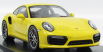 Spark-model Porsche 911 991-2 Turbo S Coupe 2015 - Con Vetrina - With Showcase 1:18 Žlutá