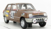 Spark-model Renault R5 Ls N 49 Rally Montecarlo 1975 A.follin - P.bertrand 1:43 Brown