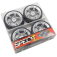 Spec T MS Wheel Offset 3 Silver w/Tire 4ks pro 1/10 Silniční