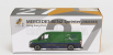 Tiny toys Mercedes benz Sprinter Van Transporter Post Office 2018 1:76 Zelená Modrá