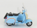 Tiny toys Scooter Sidecar 1:35 Světle Modrá Bílá