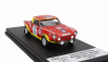 Trofeu Fiat 124 Abarth (night Version) N 57 Rally 1000 Lakes 1974 Marketta Oksala - Terttu Aho 1:43 Červená Žlutá