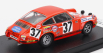 Trofeu Porsche 911s 2.4l Coupe Team P.mauroy N 37 24h Le Mans 1971 Pierre Mauroy - Jean Claude Lagniez 1:43 Orange