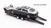 Truescale Accessories Carrello Trasporto Auto 2-assi - Car Transporter Trailer - Car Not Included 1:64 Black