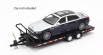 Truescale Accessories Carrello Trasporto Auto 2-assi - Car Transporter Trailer - Car Not Included 1:64 Black