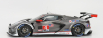 Truescale Chevrolet C8.r 5.5l V8 Team Corvette Racing N 4 12h Sebring 2021 T.milner - N.tandy - A.sims 1:18 Grey